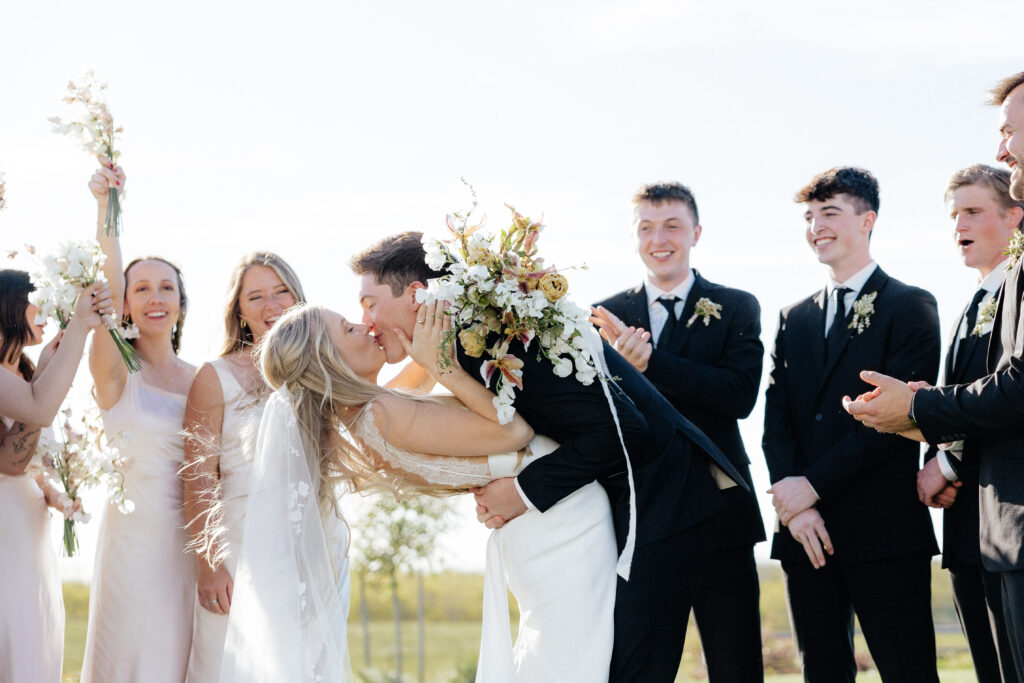 Bridal party at Carter valley ranch in Farmington ca