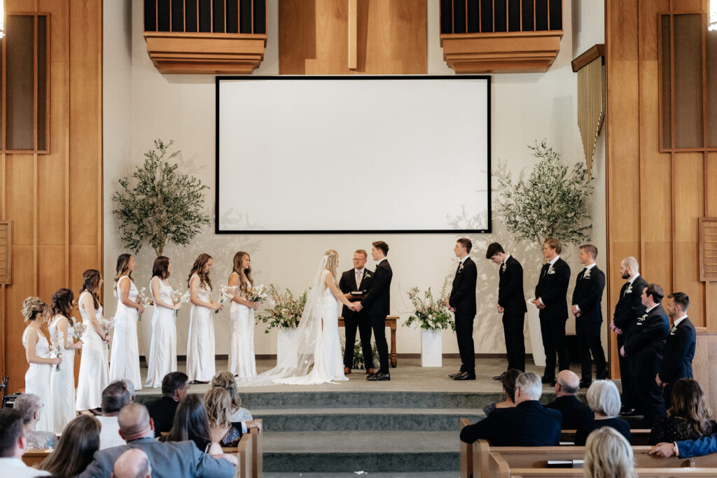 Escalon California Church wedding