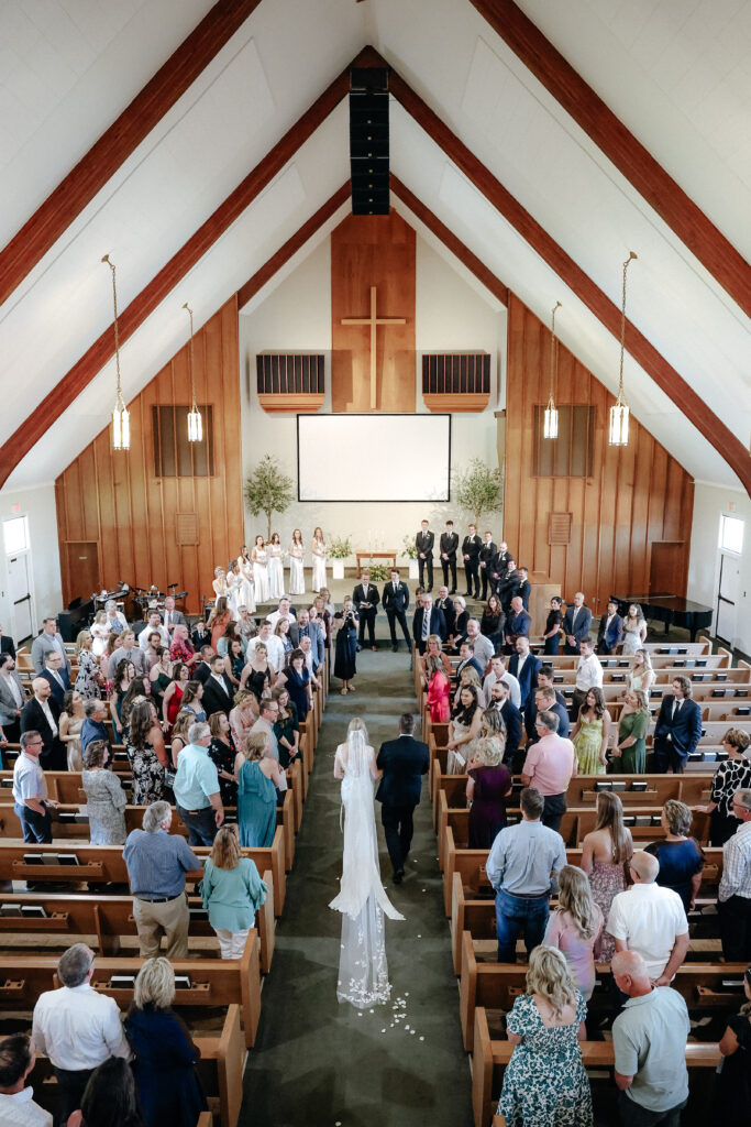 Bride and Groom church ceremony escalon California