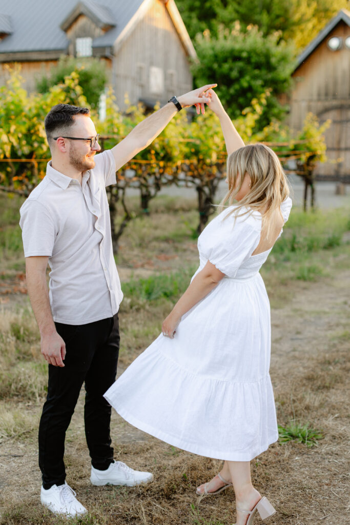 Stonum Winery Engagement Photos
