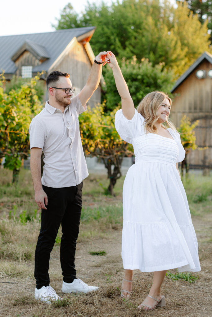 Stonum Winery Engagement Photos
