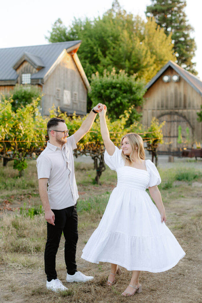 Stonum Winery Engagement Photos
