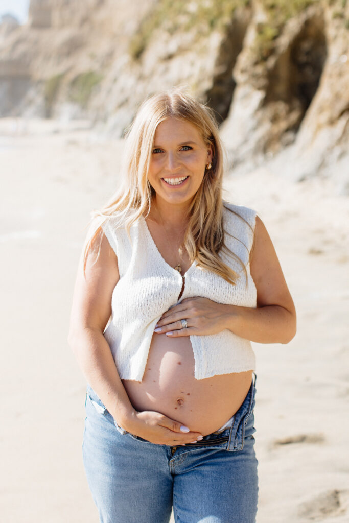 beach maternity sessions