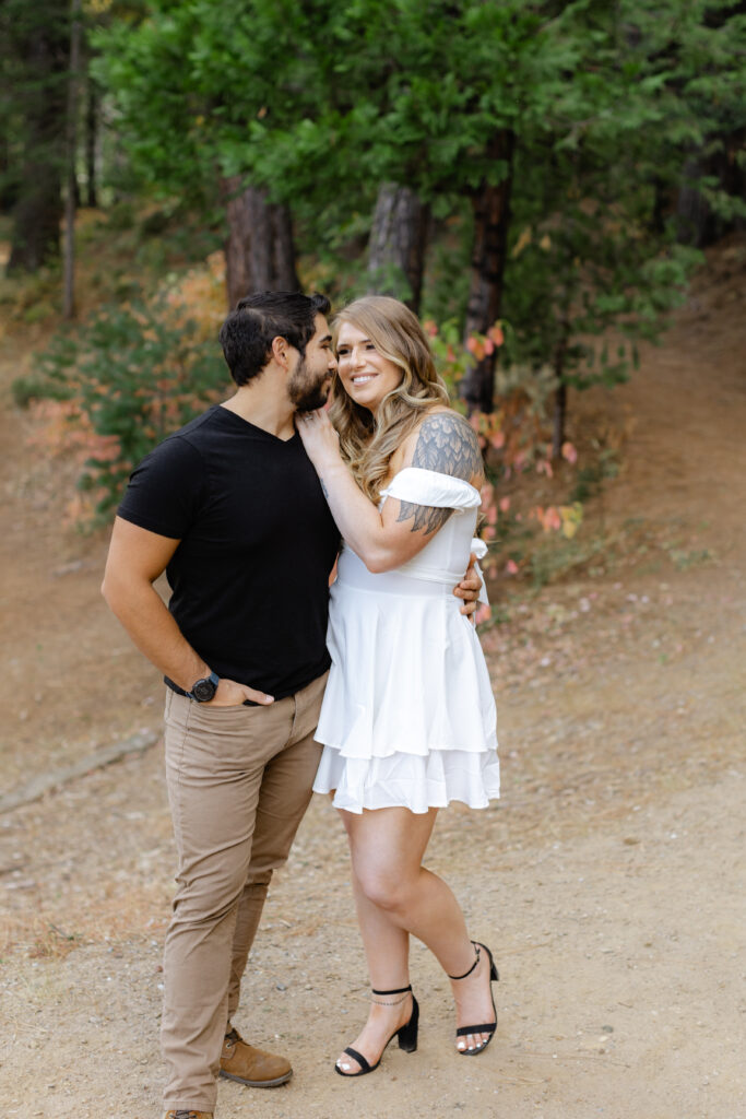 Fall Engagement Session in White pines