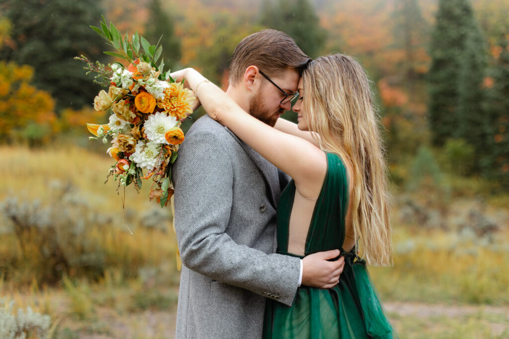 Fall Engagement photos in SLC