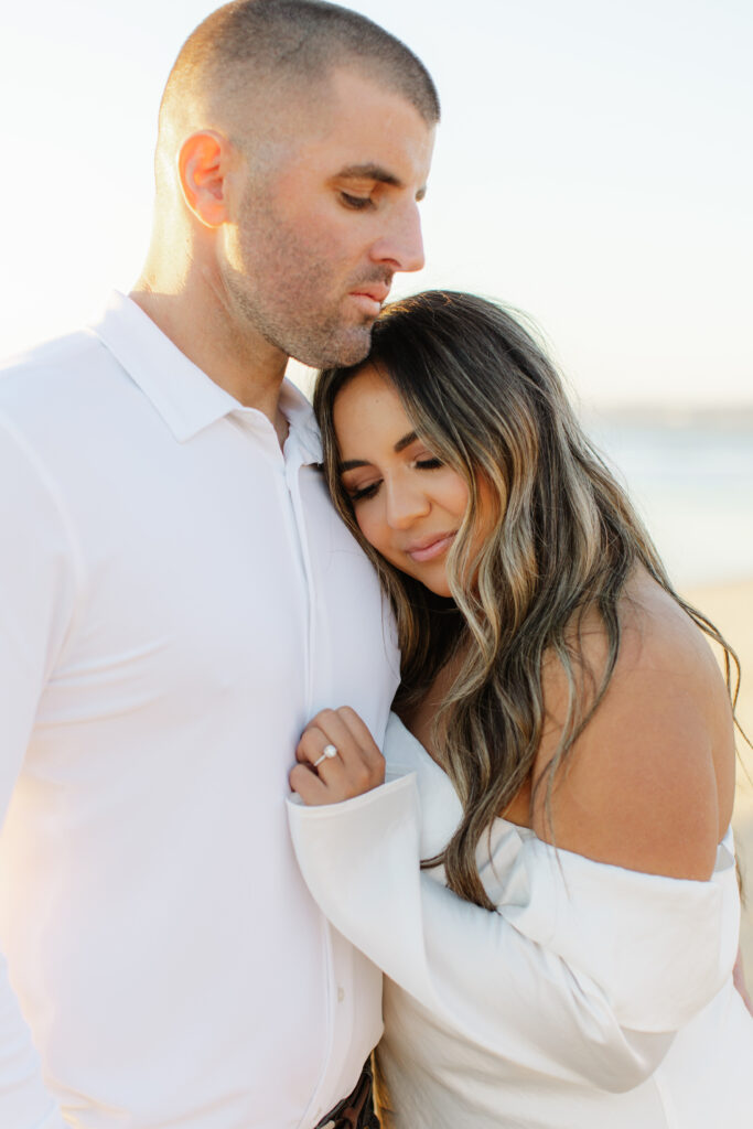 Golden Hour Dunes Beach Engagement session