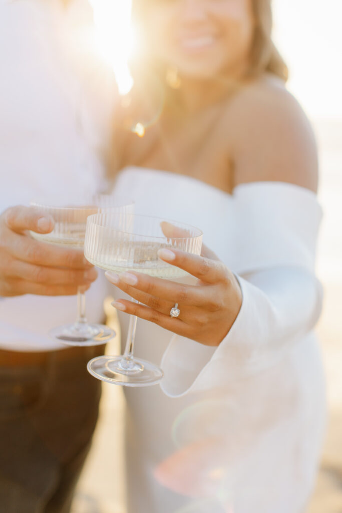 Half Moon Bay Engagement Session at Dunes BEach
