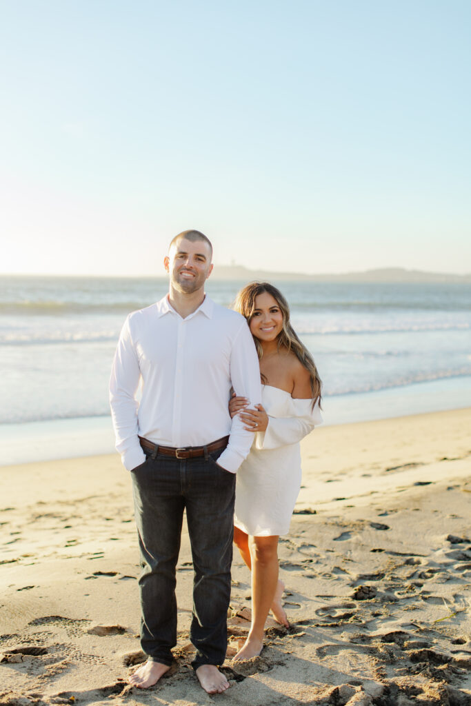 Half Moon Bay Engagement Session at Dunes BEach
