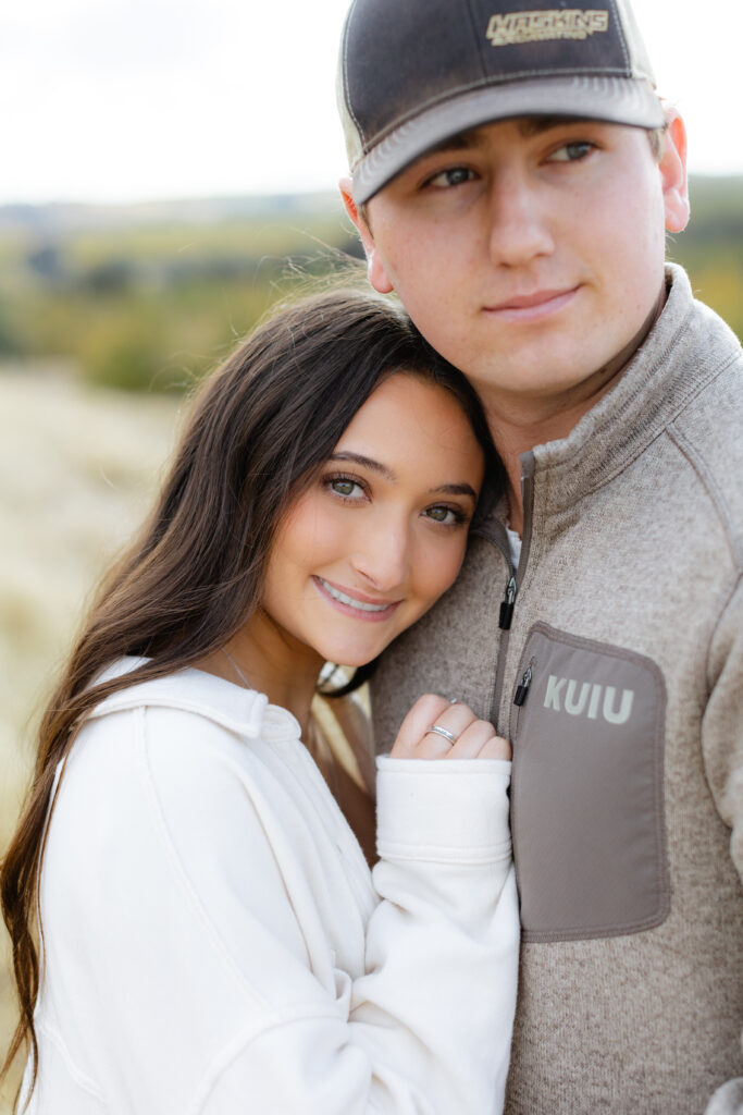 Fall engagement session in California