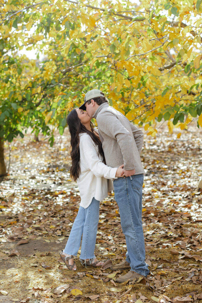 Fall engagement session in California