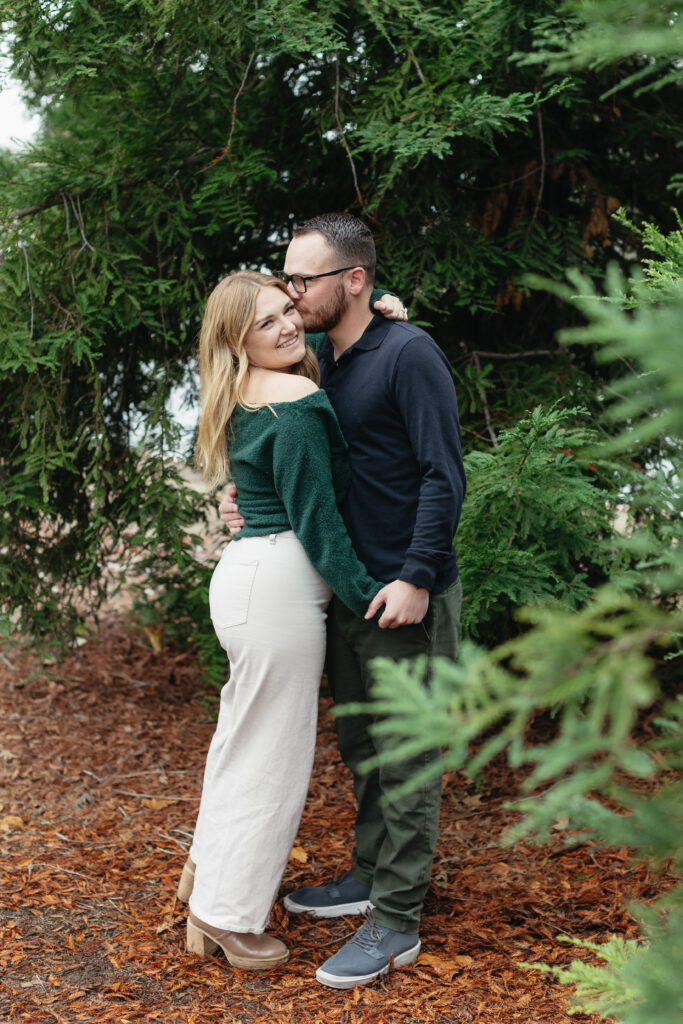 redwood tree engagement session