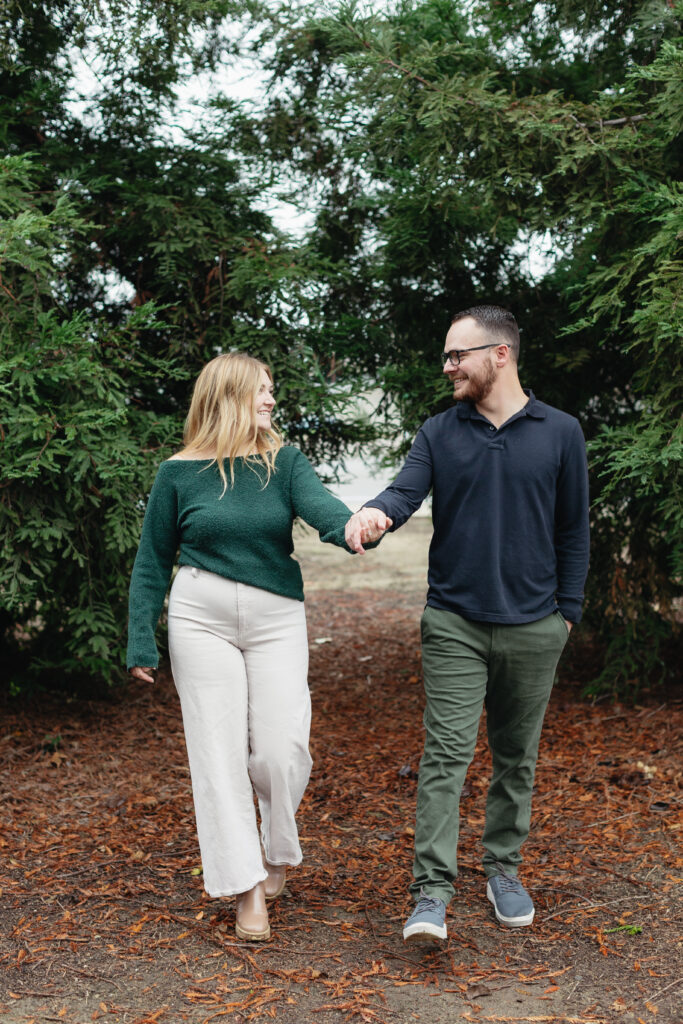 California forrest engagement photo locations