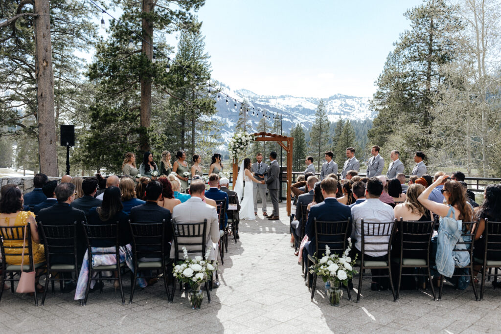 wedding ceremony everline resort olympic valley