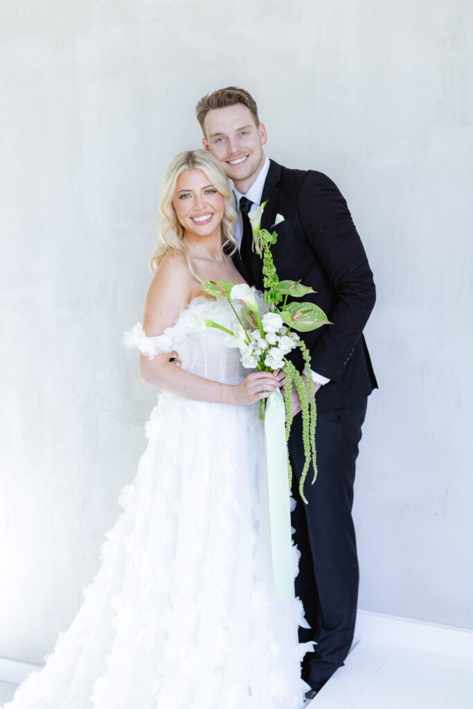 Bride and groom portraits the emerson venue ceremony