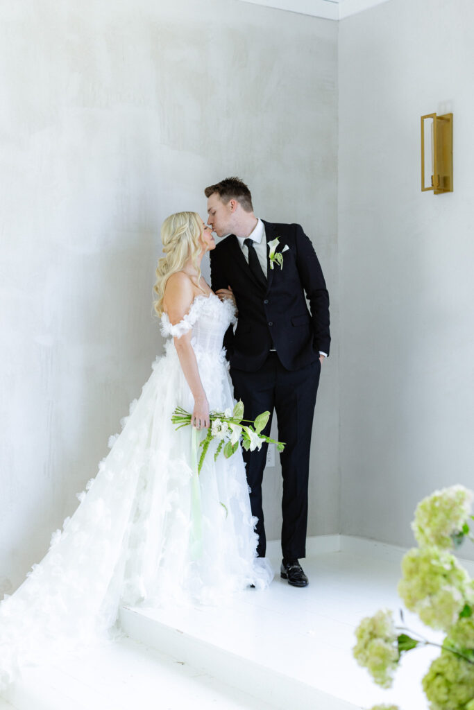 Bride and groom portraits the emerson venue ceremony