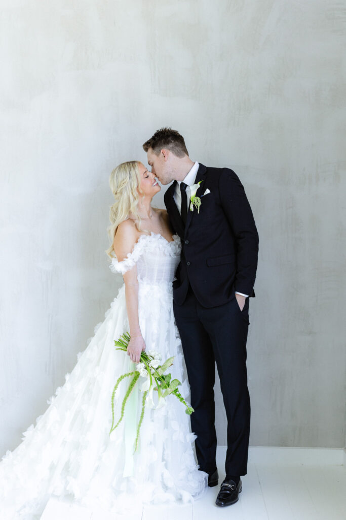 Bride and groom portraits the emerson venue ceremony