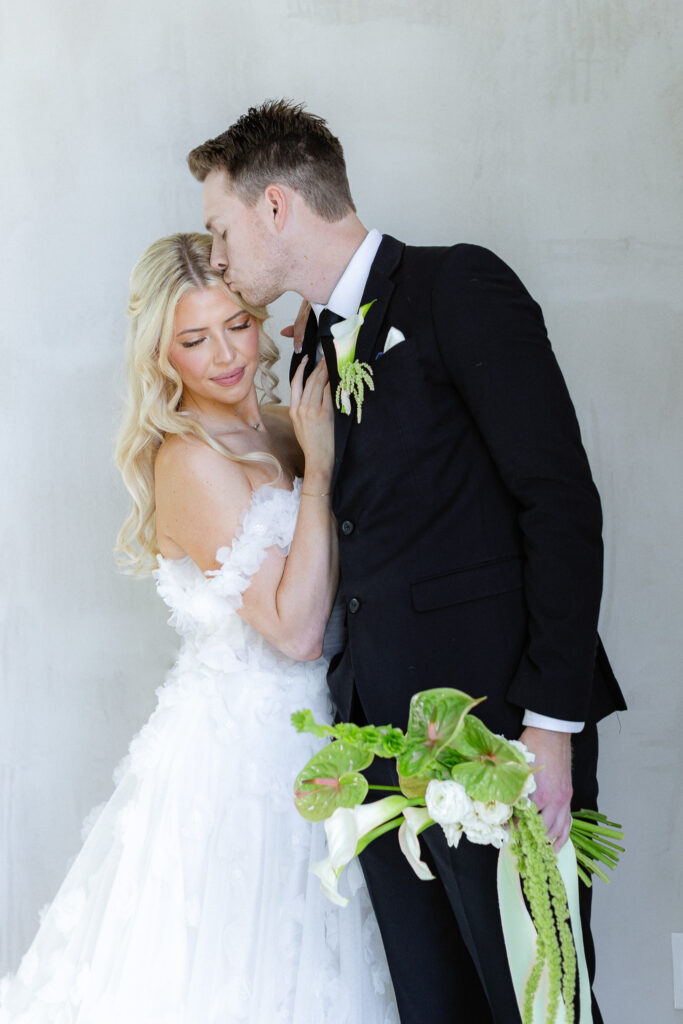 Bride and groom portraits the emerson venue ceremony