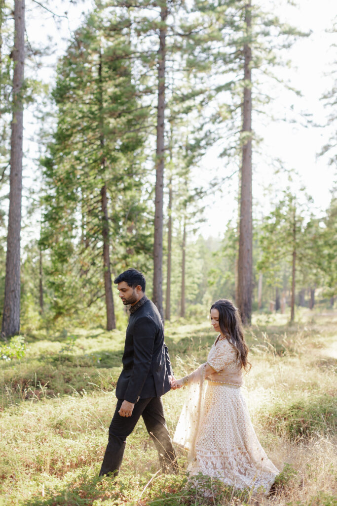 bride and groom indian bengali wedding portraits
