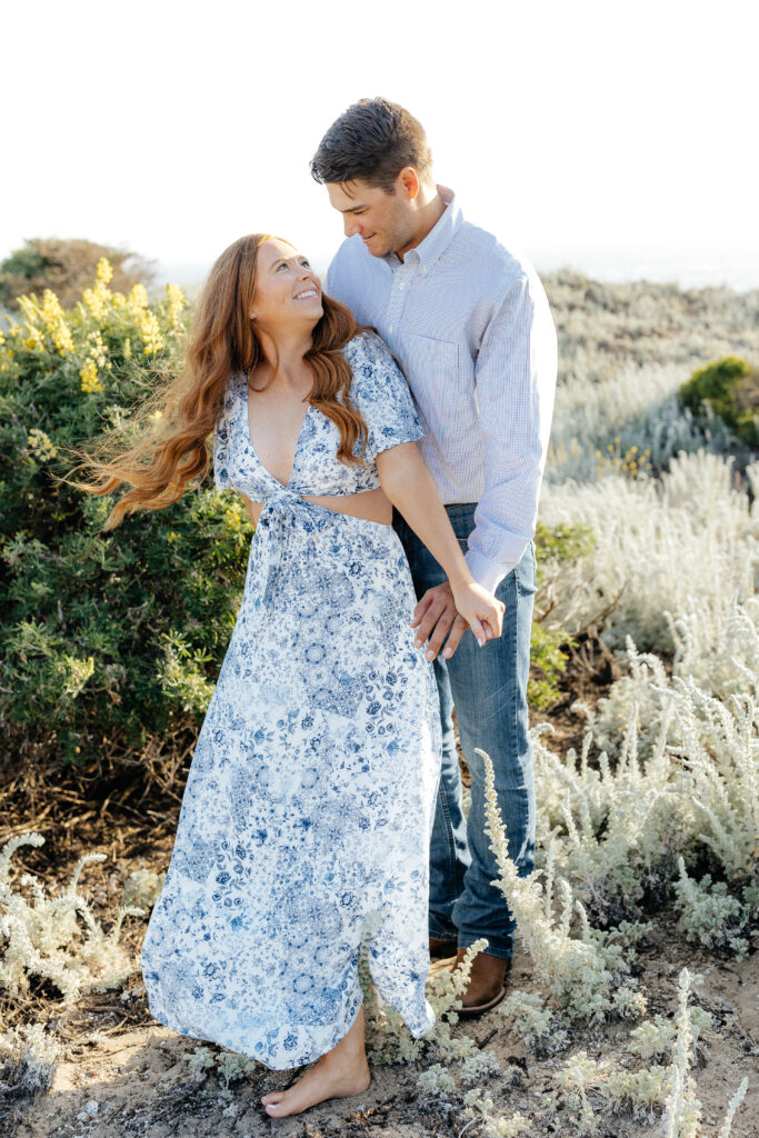 Sand dunes engagement session