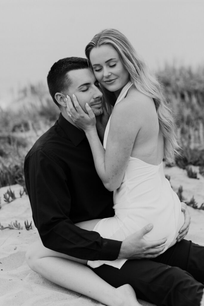 Romantic Half Moon Bay Engagement Session