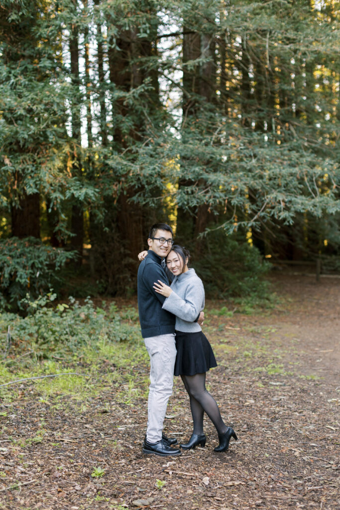 spring engagement session in oakland