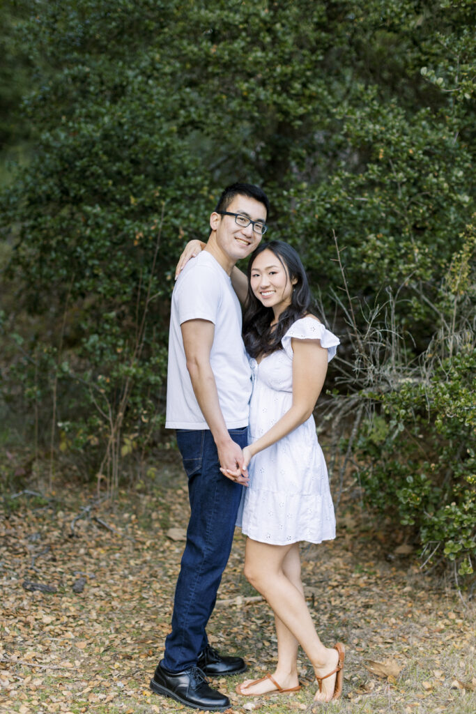 spring engagement session in oakland