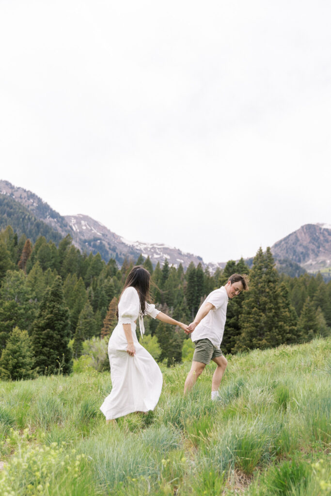 Utah Tibble Fork Reservoir engagement session 