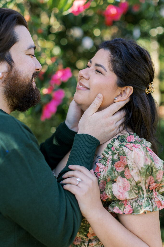 man and woman at filoli estate in woodside ca