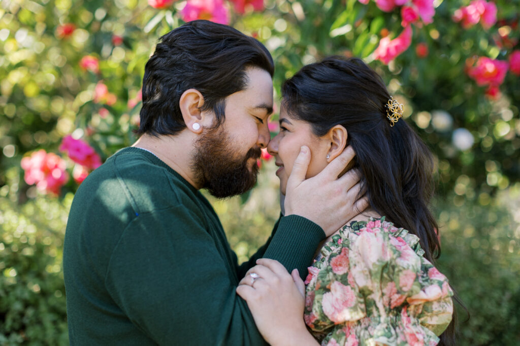 bay area floral engagement session