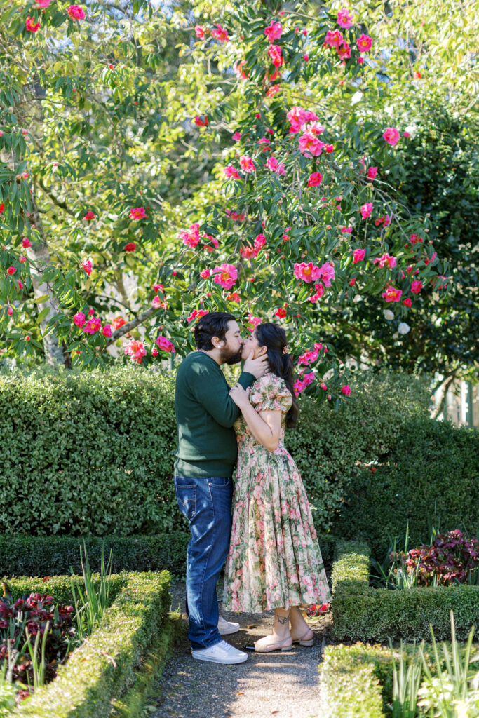 bay area floral engagement session