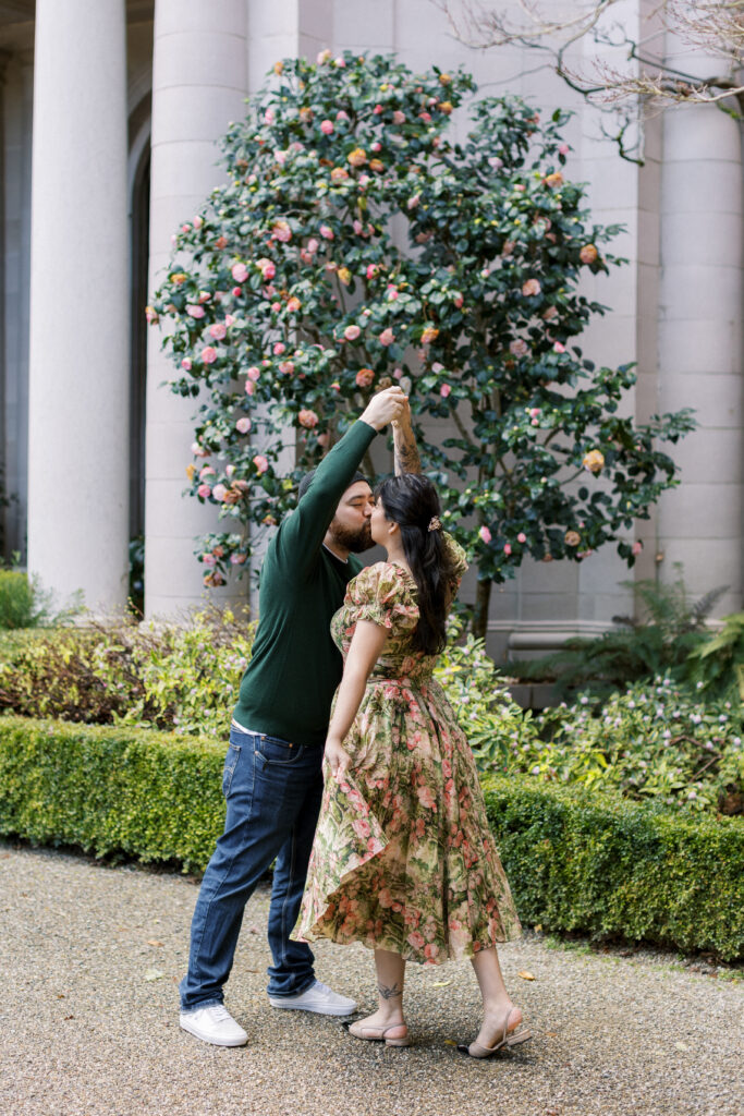 Spring Filoli engagement session