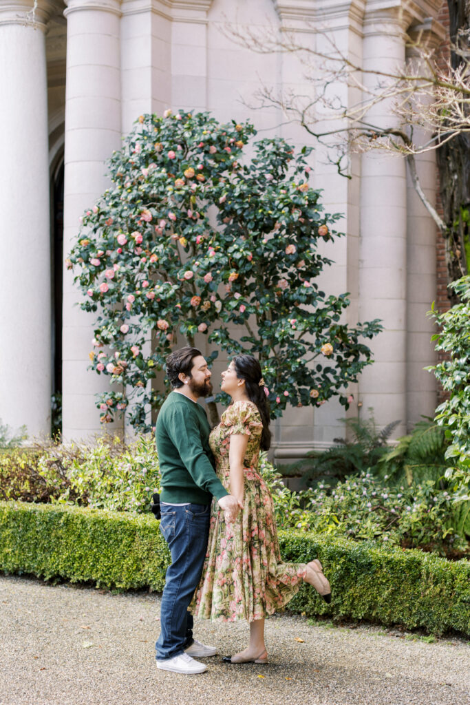 Spring Filoli engagement session