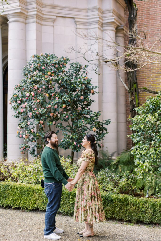 Spring Filoli engagement session