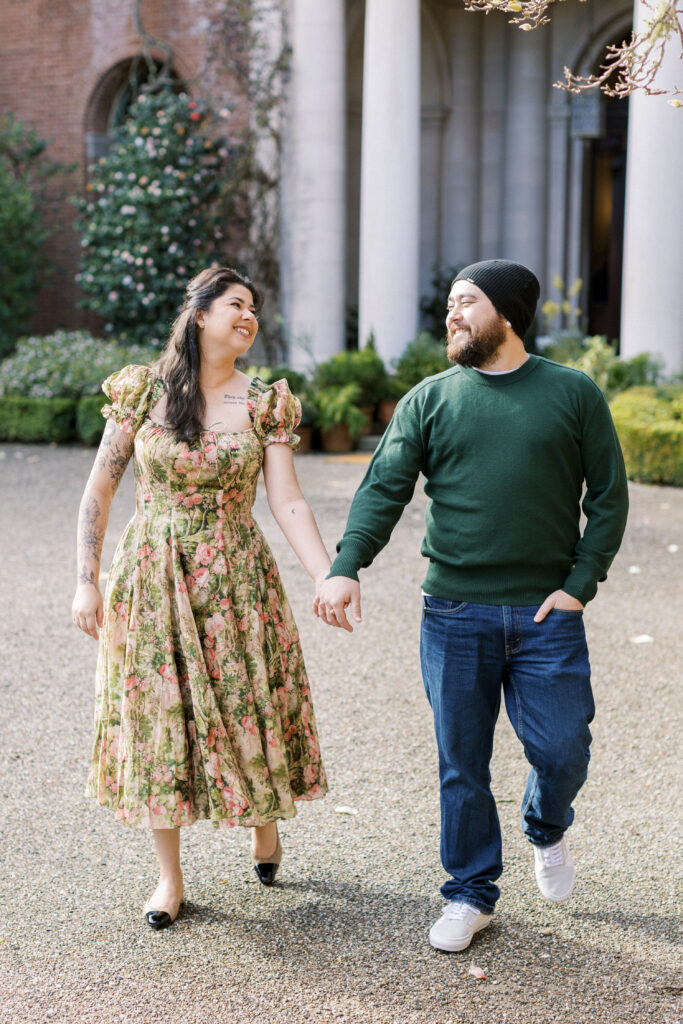 Spring Filoli engagement session