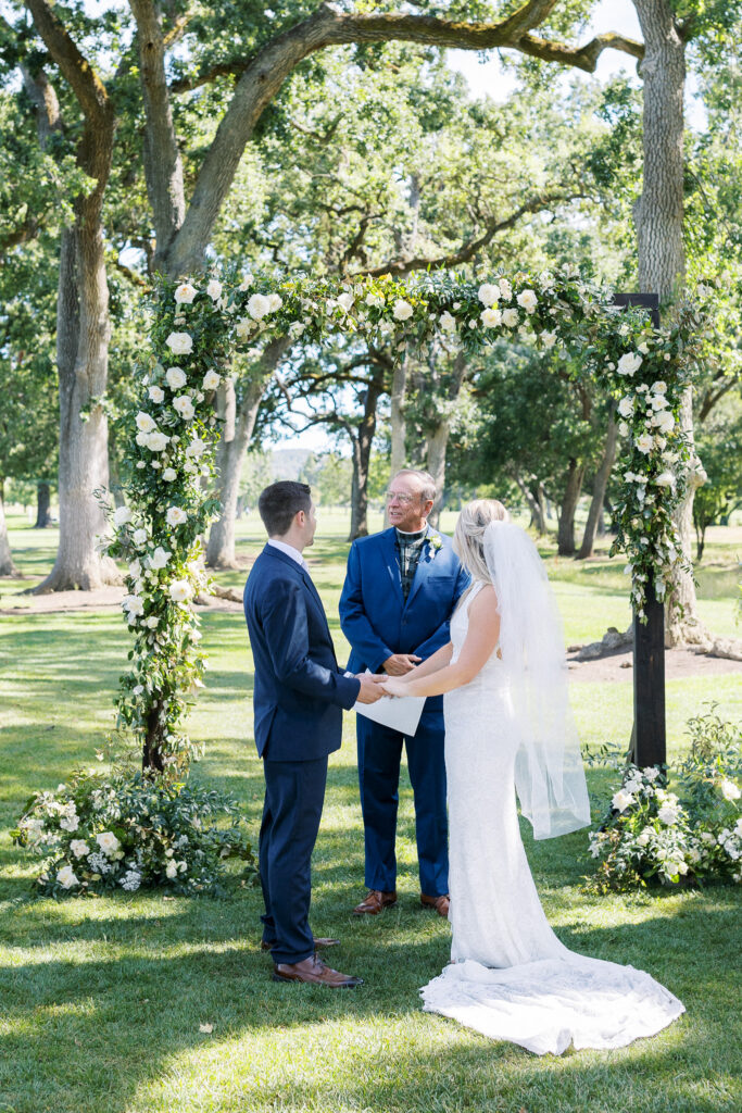 Ceremony at Silverado resort Napa 