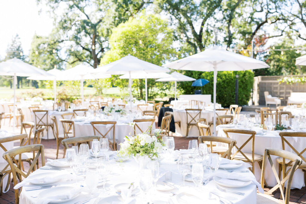 reception at Silverado Resort Napa