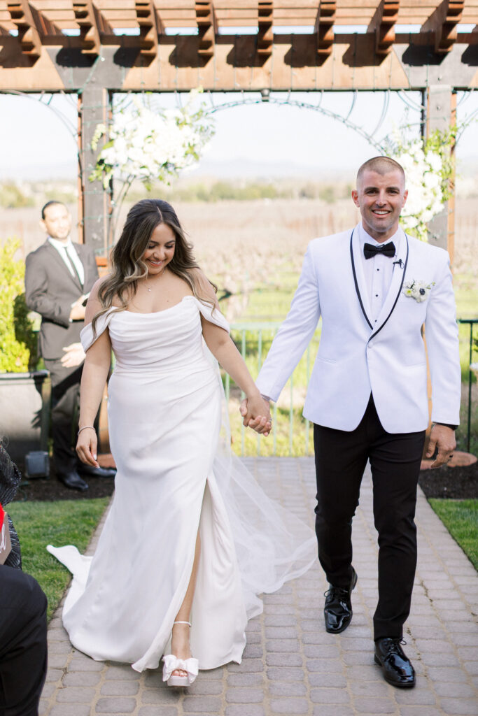 Ceremony lawn at the Palm event center wedding venue in livermore ca