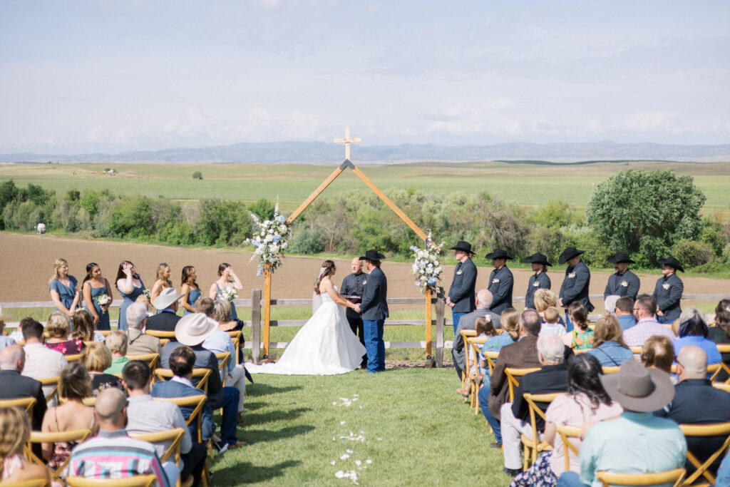 Carter Valley Ranch wedding Wedding ceremony