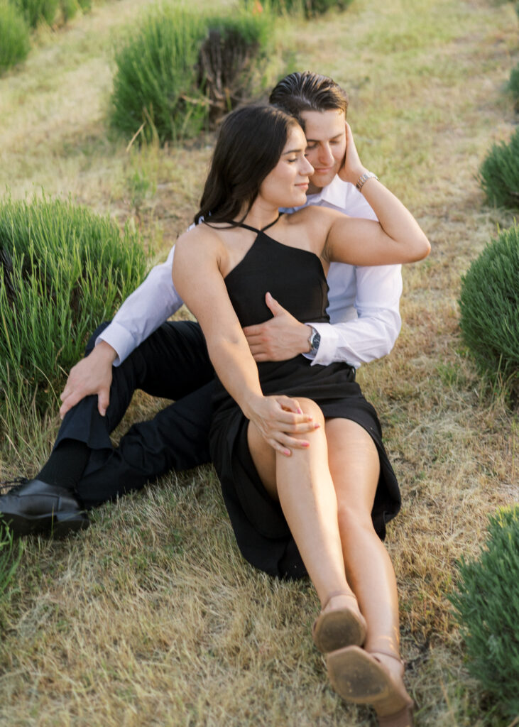 Sacramento Engagement session locations | BYwater Hollow Lavender Farm
