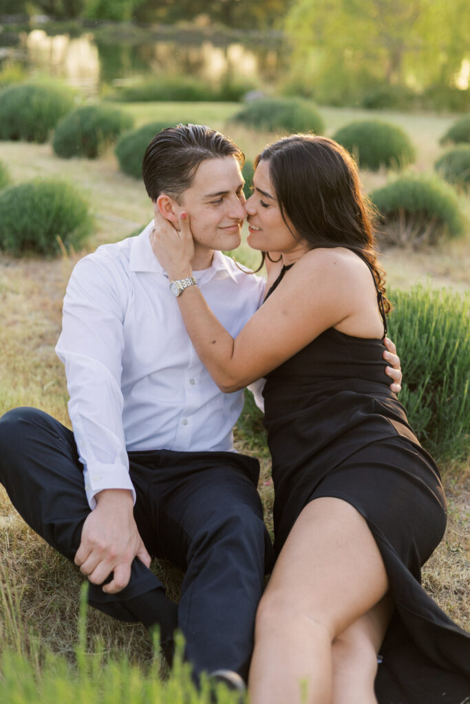 Sacramento Engagement session locations | BYwater Hollow Lavender Farm