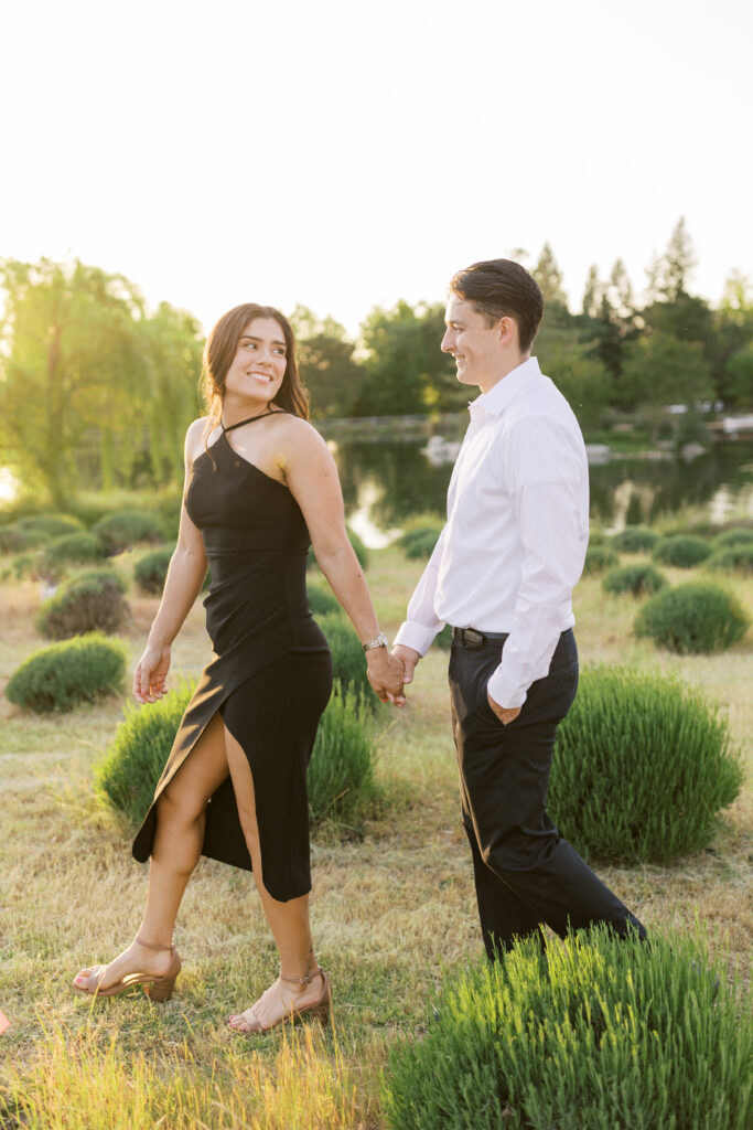 Sacramento Engagement session locations | BYwater Hollow Lavender Farm