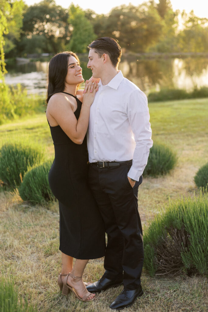 Sacramento Engagement session locations | BYwater Hollow Lavender Farm