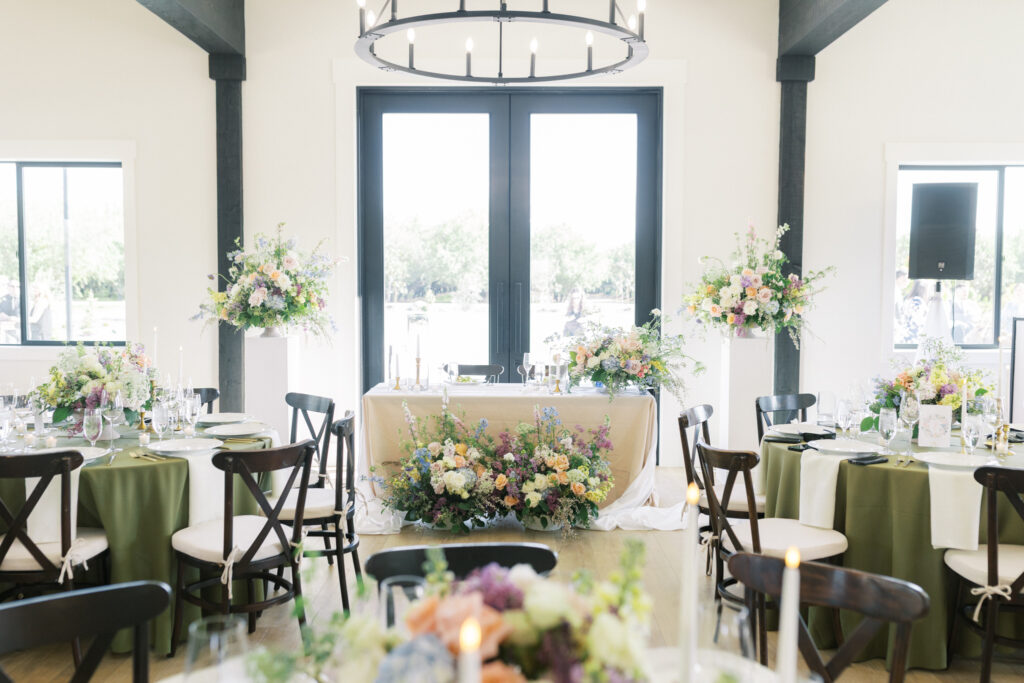 Spring Colorful Wedding Reception