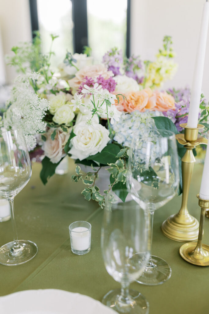 Luxury Colorful Spring wedding Reception