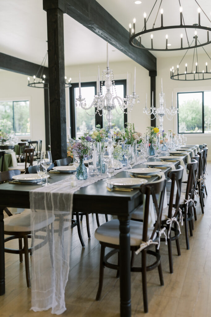 Luxury Colorful Spring wedding Reception