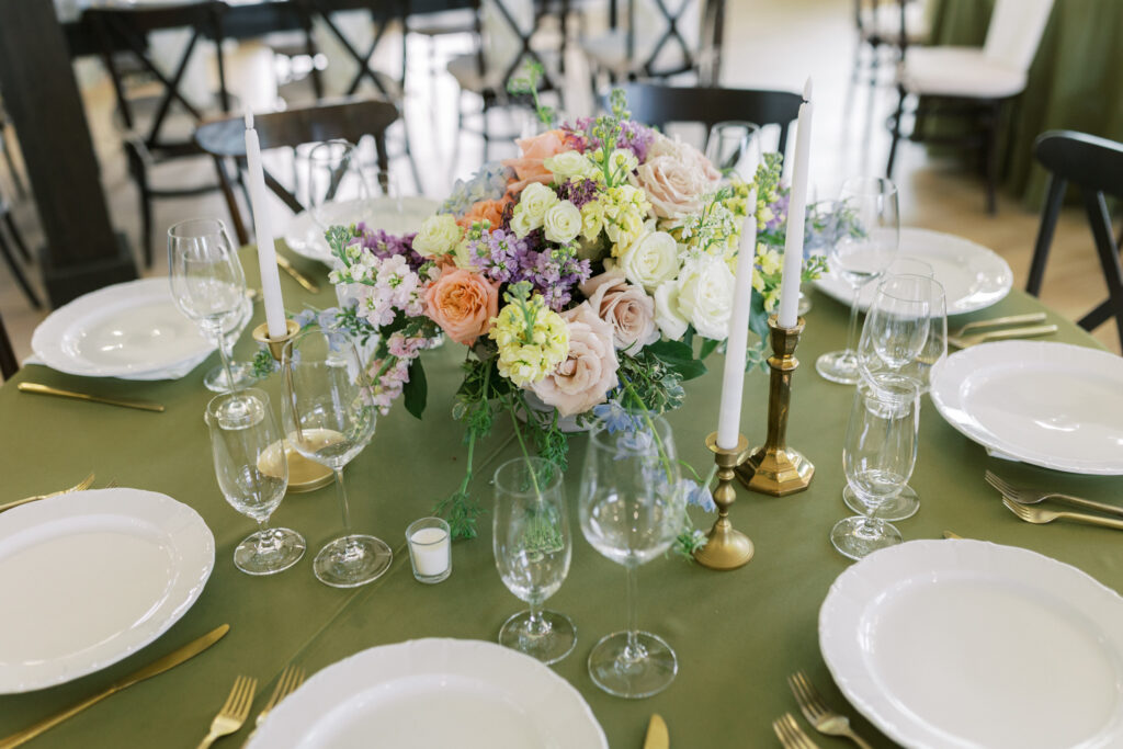 Spring Colorful Wedding Reception