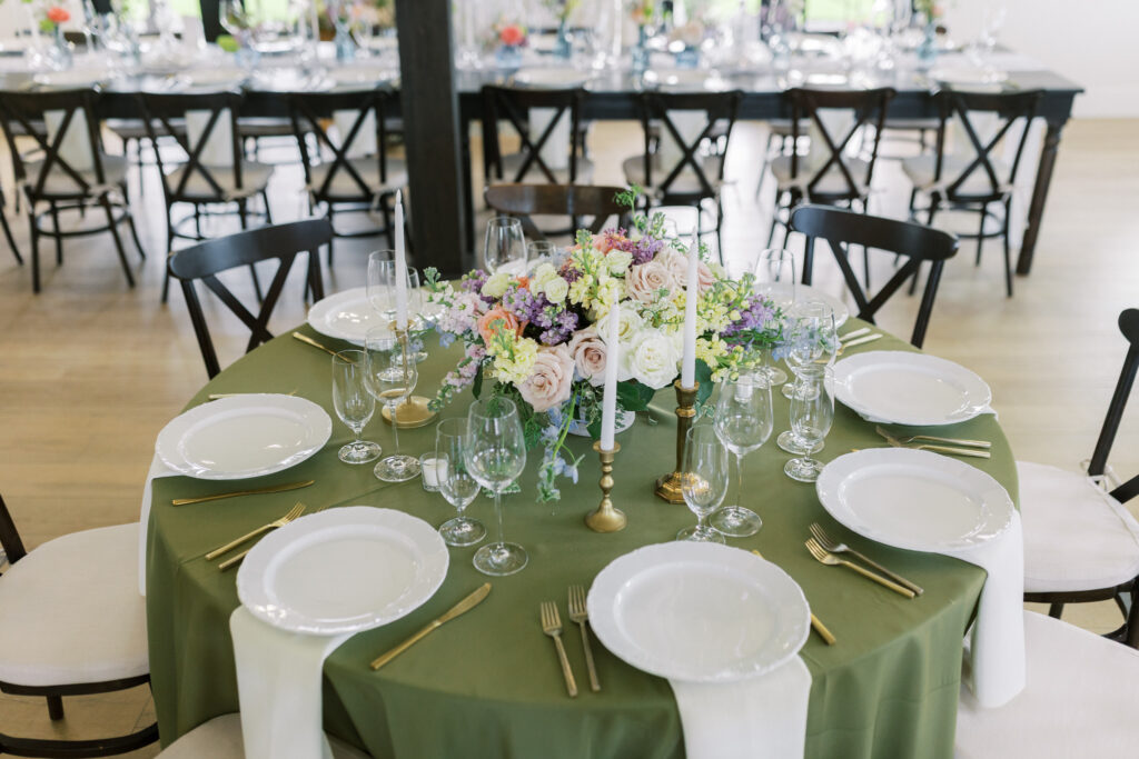Spring Colorful Wedding Reception