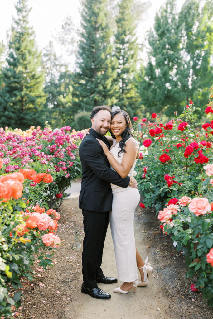 World Peace Rose Garden Engagement Session