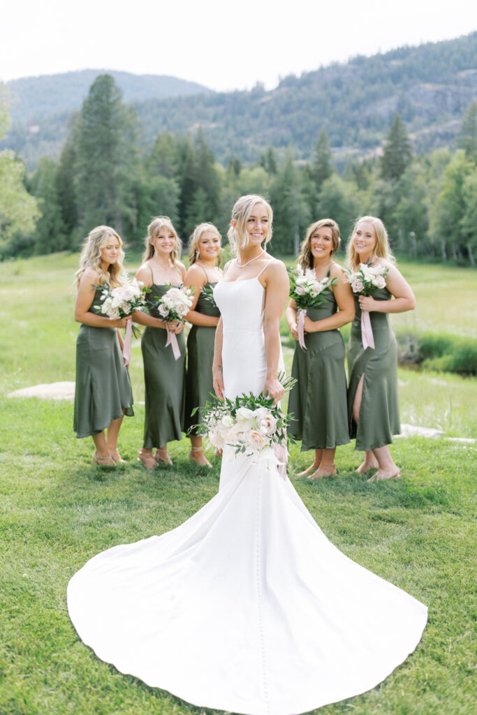 Sandpoint Idaho Wedding at Schweitzer  Mountain resort | Bride Portraits