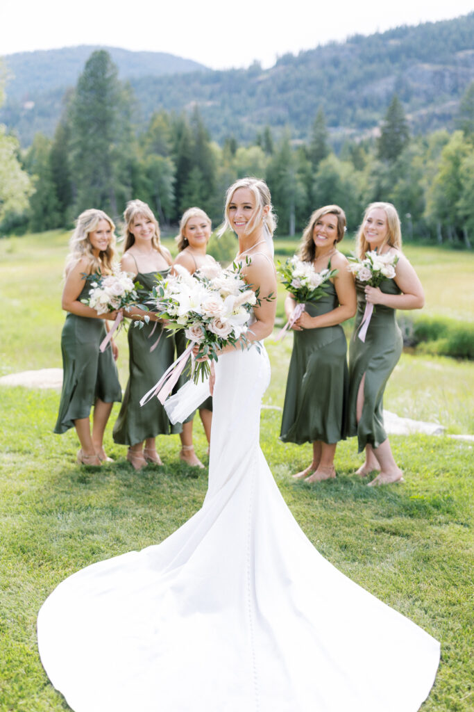 Sandpoint Idaho Wedding at Schweitzer  Mountain resort | Bride Portraits